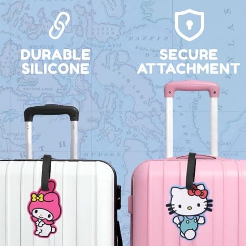 Hello Kitty & My Melody 2 Piece Duo Travel Luggage Tags — view 3