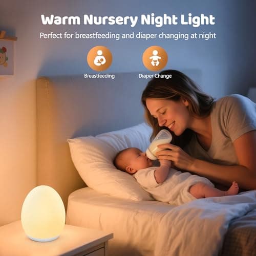 MediAcous Baby Night Light, 7 Colors & Dimming, Rechargeable — view 4