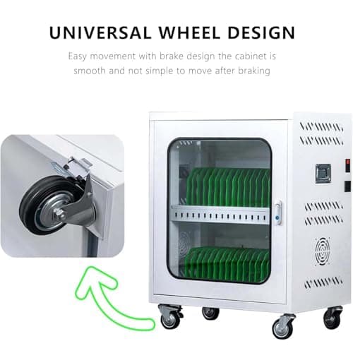 Portable Rechargeable Phone Charger with Universal Wheels - Fast Charging Solution for Multiple Devices, Perfect for Home, Office, and Travel Use — view 3