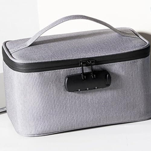 Bag with a Padlock Pouch Waterproof Multifunction, grey, Refer to the — view 6