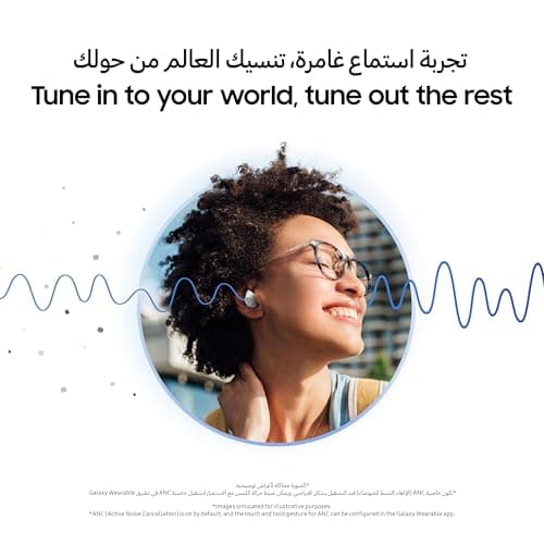 Samsung Galaxy Buds Core True Wireless Bluetooth Earbuds, Active Noise Cancellation, Secure Fit with Wingtip, Easy Pairing, Auto Switch, Touch Control, Black (KSA Version) — view 6