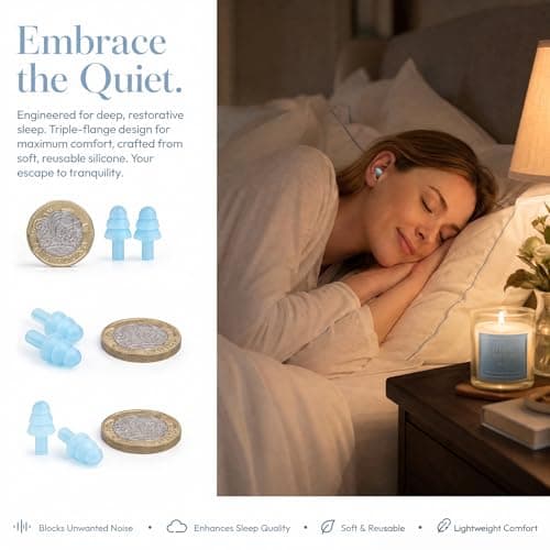 VATI Ear Plugs for Sleep,5PCS Silicone Noise Cancelling Earplugs for Travel — view 2