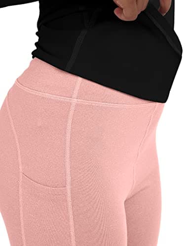 TCA Girls' SuperThermal Long Sleeve Performance Base Layer Running Training Top - Black Rock, 8-10 Years — view 3