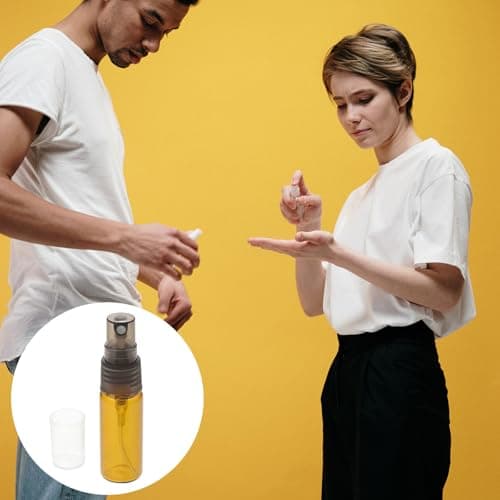10 Pack Brown Glass Spray Bottle 5ml Refillable Empty Bottles — view 6