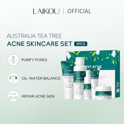 LAIKOU Tea Tree Skincare Set, 5PCS Skin Care Sets & Kit, Travel Sized — view 2