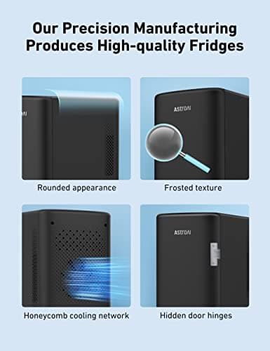 AstroAI Mini Fridge 6 Litre / 8 Can for Bedrooms, Small Fridge, AC/DC Power — view 6