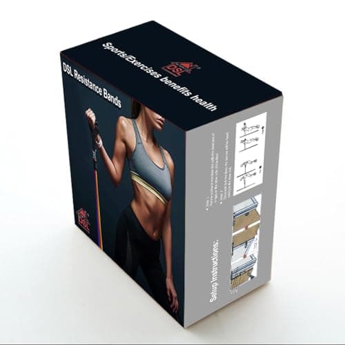 DSL Resistance Bands Set, 14 Piece Home Gym Kit Up to 100lbs — view 2