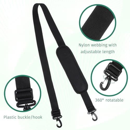 Shoulder Straps for Bags, 54 Inch Adjustable Crossbody Strap with Padded — view 4