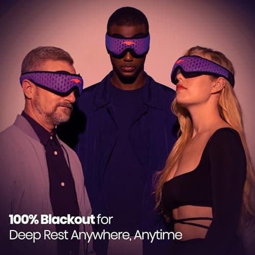 Manta Pro Sleep Mask - 100% Light Blocking Sleep Mask for Side Sleepers, Breathable and Comfortable for Sleep/Travel/Nap/Shift Work — view 2