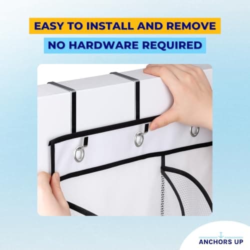 Cruise Cabin Over Door Organiser for Shoes, Toiletries and Travel Accessories – 24 Pockets – Tested on All Major Cruise Lines such as P&O, Marella, MSC, Royal and more – Cruise Essentials by AnchorsUp — view 6