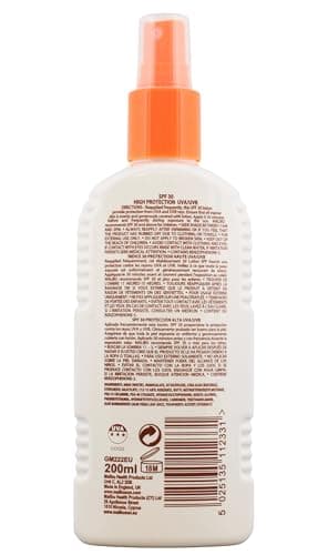 Malibu Sun SPF 30 Lotion Spray, High Protection Sun Cream, Water Resistant, Vitamin Enriched, 200ml (Pack of 2) — view 2