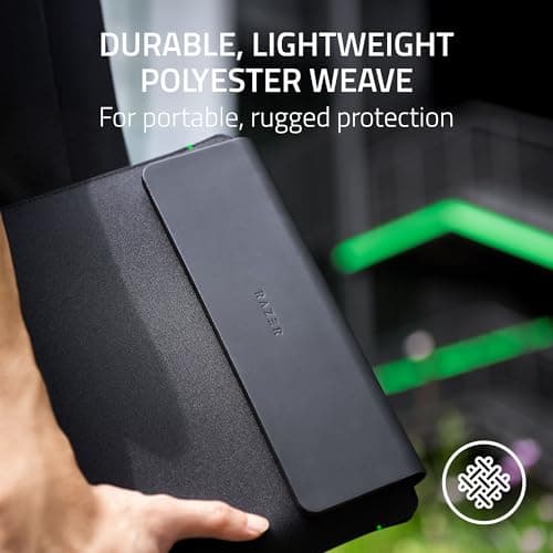 Razer Laptop Sleeve 16" - with Wireless Charging - Two MagSafe-Compatible Zones for Phone and Earbuds - Up to 15 W Fast Charging -Padded Interior - Lightweight Polyester Weave | Black — view 6