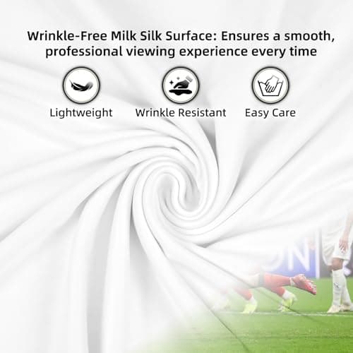 BENOISON 120inch Portable 16:9 4K HD Outdoor Projector Screen with Stand — view 4
