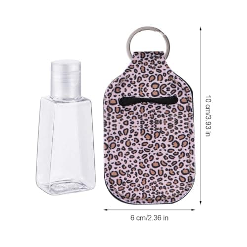 12pcs Refillable Hand Bottle Covers 30ml Plastic Neoprene Travel Kit — view 2