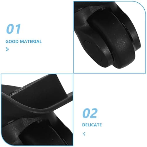 2pcs Luggage Suitcase Swivel Replacement Wheels Repair Kit for — view 3