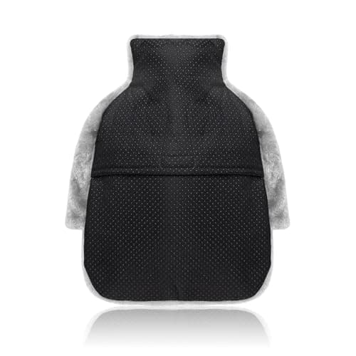 Revitale Foot Warmer Hot Water Bottle 2L, Soft Fleece Cover (Slate Grey) — view 5
