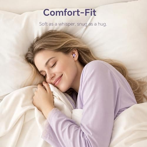 Invisible Mini Small Purple Earbuds Hidden Tiny Earphones for Small Ears — view 5
