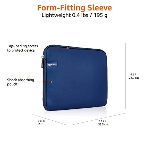 Amazon Basics 13.3 inch Laptop Sleeve Case - Navy — view 5