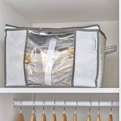 Lakeland Vacuum Clothes & Duvet Storage Tote Bag 38L Standard – Store Single Duvet & 2 Pillows — view 3