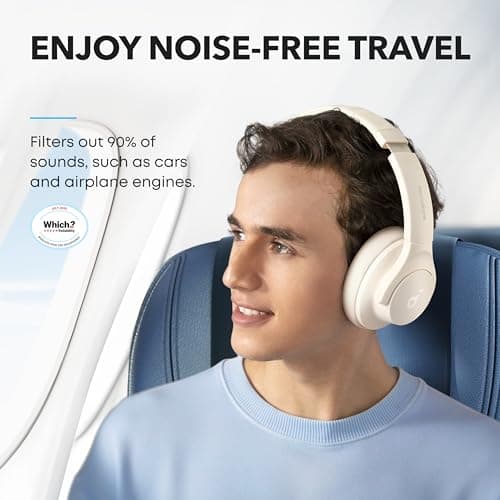 soundcore Anker Q20i, Hybrid Active Noise Cancelling Foldable Headphones — view 2