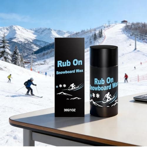 Wax for Snowboard 30g Portable Waxing Accessories with Cork Applicator — view 3