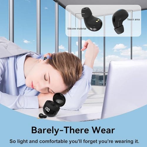 Ear Buds Invisible Earbuds Tiny Earphones Mini Gym Headphones Wireless — view 4