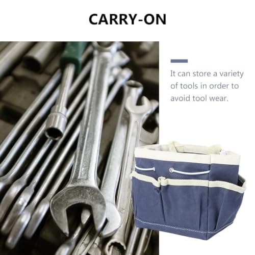 Large Capacity Foldable Oxford Cloth Tool Bag for Gardening Outdoors — view 3