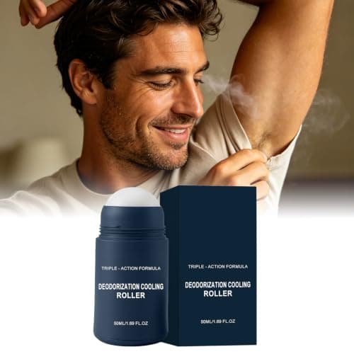 Circuroll Leg Roller, Circuroll Natural Cooling Roller for Legs, Circuroll Leg Cream,Leg Roller Natural Roller for Legs Circuroll Leg Men's Deodorant Roll-On Serum for All Skin Types 50ml (2) — view 2