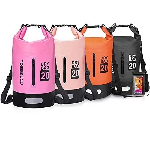 Blackace arteesol Waterproof Dry Bag 5L 10L 20L 30L Waterproof Bag with Long Adjustable Handle for Kayaking Boat Excursion Canoe/Fishing/Rafting/Swimming/Snowboarding