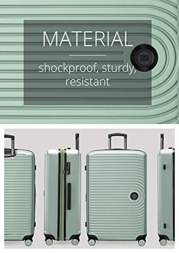 Hauptstadtkoffer Mitte - Medium-Sized Hard-Shell Suitcase, TSA, 4 Wheels, Check-in Luggage with 8 cm Volume Expansion, 68 cm, 88 L, Mint — view 4
