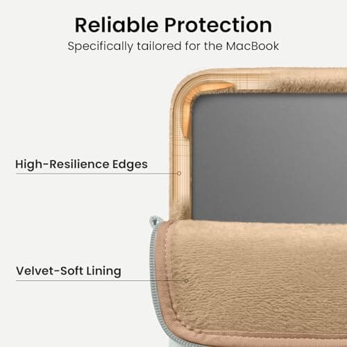 tomtoc 360 Protective Puffy Laptop Sleeve for 15-inch MacBook Air M5/A3448 — view 4