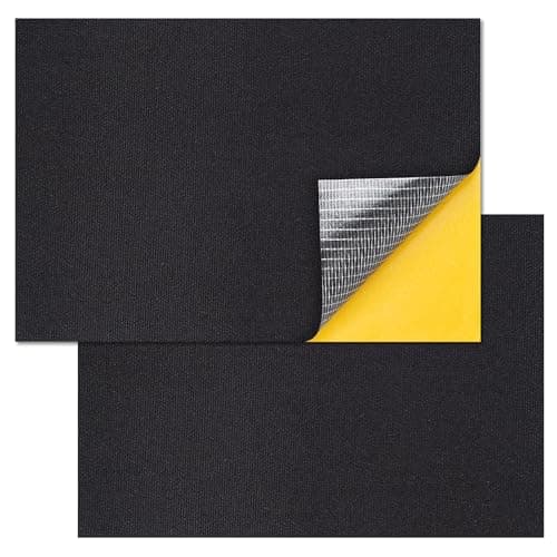 Leikedun 2Pcs Black Canvas Repair Patch 8 X 5.5inch