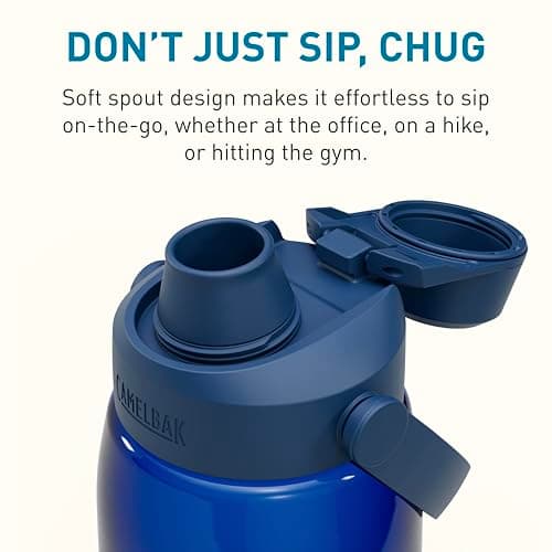 Camelbak THRIVE CHUG 950 ml – bike bottle – leak-proof – soft drinking spout – ideal for on the go – keeps hydrated even on hot days – Oxford, size: OS — view 6