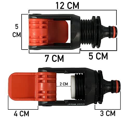 AP Supplies Orange Universal Tap Connector — view 5