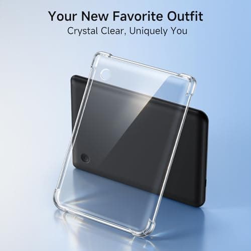 Case for Kobo Clara Colour & Clara BW/2E eReader 6”, Crystal Clear Thin Fit Protective Cover | Scratch-Resistant TPU Shell & Enhanced Grip | Showcase Your Style (Transparent) — view 2