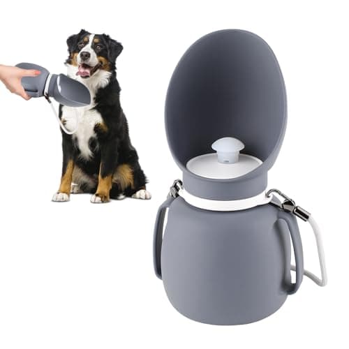PETLESO Dog Water Bottles for Walking 800ml Large Pet Water Dispenser for Outdoor Hiking & Travel, Leak-proof Lightweight Drinking Bottle