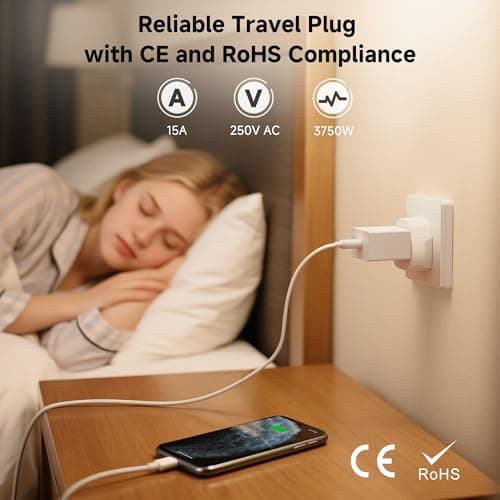 Cable Matters Universal Travel Adapter to Europe for Type E/F Sockets — view 4