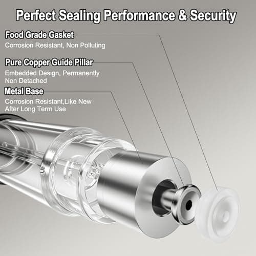 Perfume Atomiser, Refillable & Portable Travel Size Perfume Bottles, Leaking Proof, Bottom Pump without Funnel, Nano Mist, Dispensers, Leak Proof Cologne Dispenser for Women and Men,5ml (silvery) — view 5