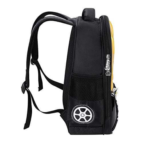 IBLUELOVER 3D School Bag,LED Waterproof Nylon Children's Cartoon Backpack Student Daypack,Outdoor Travel Kindergarten Boys Rucksack Personality Bag for Kids 3-10 Years Old — view 5