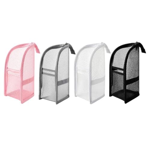 4 Pack Travel Toiletry Bag EVA, Waterproof Wash Bag Set with Mesh