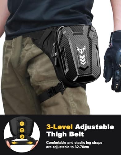 Rolgno Drop Leg Bag, [Expandable Storage] Motorcycle Leg Bag — view 6