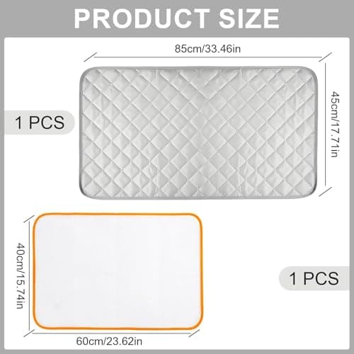 Ironing Mat, Thickened Portable Ironing Mat with Heat Resistant Mesh – for Tabletop, Bed & Steam Pressing, Travel & Business Trips — view 2