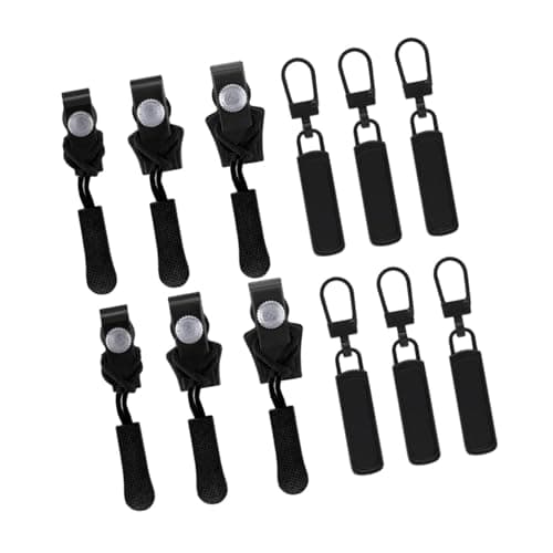 PIXZCSA Metal Zipper Repair Kit Smart Solution Durable Zipper Head Replacement for Jeans Handbags Travel Luggage Metal Repair Kit Backpack Puller — view 5
