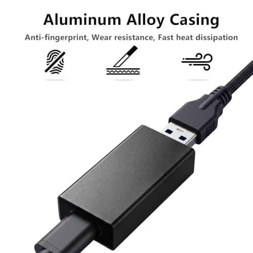 Duttek USB C to USB Adapter, Type C Female to USB Female Adapter Connector Compatible with iPhone 11,Google Pixel, Samsung Galaxy S20, Huawei, Moto (2 pack) — view 6