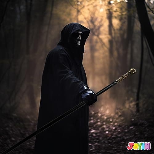 JOYIN halloween Elegant Vintage Cane Wizard Staff Gold 58 3/4inches Costume Prop Stick, Scepter Halloween Walking Canes Accessories for Kids, Dress-up play Parties — view 5