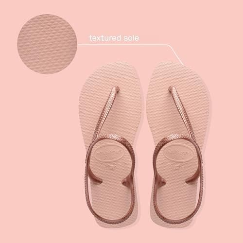 Havaianas - Flash Urban, Comfortable, Elegant, and Versatile Sandals, Closed Ankle, Metallic Crossed Straps, Women — view 3