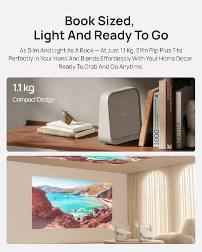 XGIMI Elfin Flip Plus 1080P Home Video Mini Smart Portable Projector — view 6