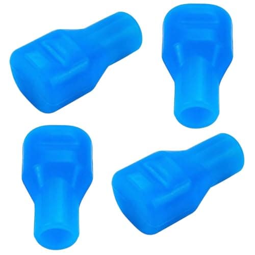 Vcuwni 4 Pack Silicone Replacement Bite Valves for Hydration Backpack with Bladder, Durable Leak-Proof Mouthpiece Valve, Universal Water Bladder Accessories for Hiking, Cycling and Outdoor Sports