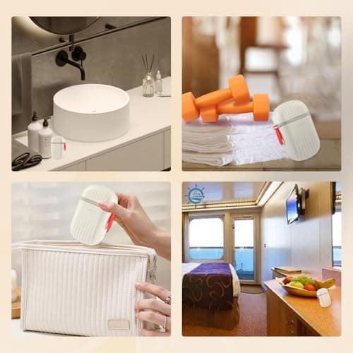 Chefiva Leakproof Travel Soap Case with Lid Portable Bar Soap Holder for Traveling,Camping & Gym White Waterproof Soap Container for Bathroom,Shower & Outdoor Use — view 5