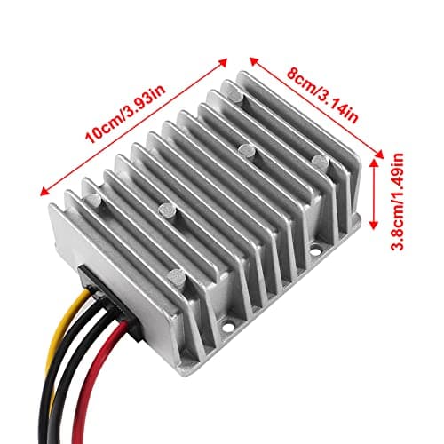 AEDIKO DC Voltage Reducer Converter DC 8V-40V to 13.8V 25A 300W Reducer Power Converter Waterproof Regulator Module Transformer for Golf Cart Club Car… — view 5